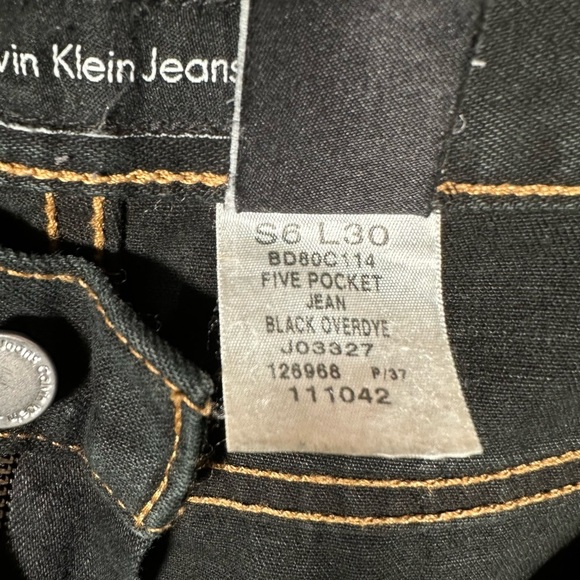 CALVIN KLEIN Vintage Classic Straight High Waist Jeans - Picture 7 of 9